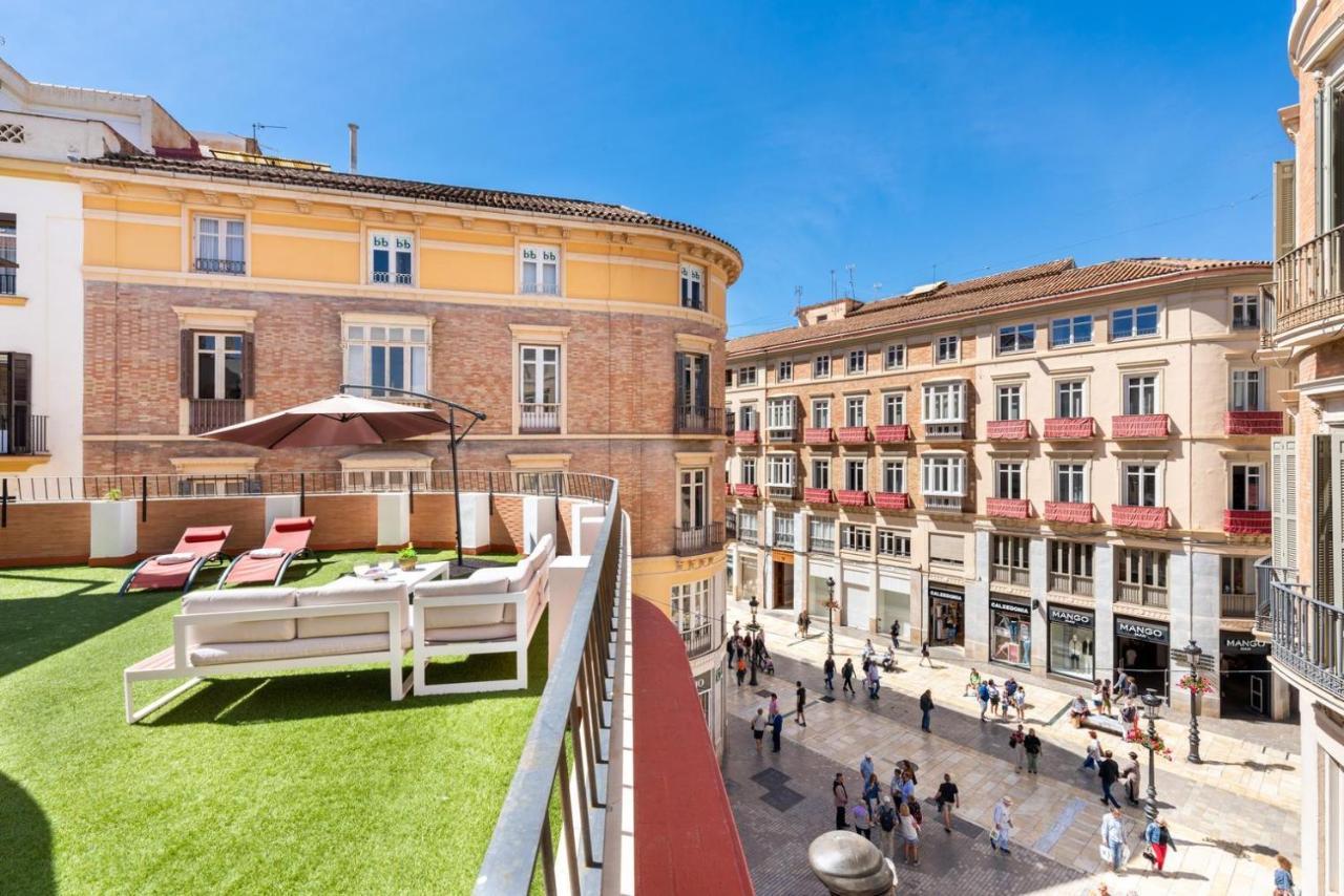 Gran Terraza Con Vistas A Calle Larios Малага Екстериор снимка