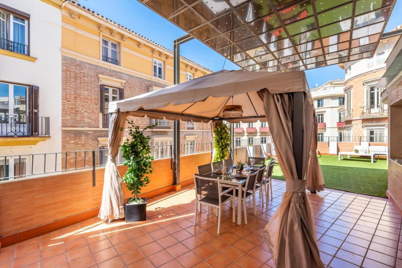Gran Terraza Con Vistas A Calle Larios Малага Екстериор снимка